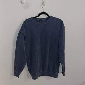 Comfort colors denim blue large pullover